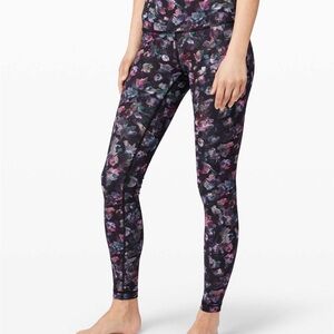 Lululemon Wunder Under High-Rise Tight 28" Full-On Luxtreme Leggings Floral 2